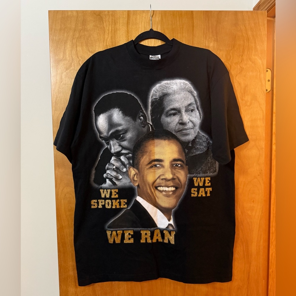 Barack Obama Martin Luther King Jr. Rosa Parks T-Shirt Pro Power Big & Tall XL